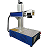 Desktop integrert ERP docking laser Markeringsmaskin for hardplast